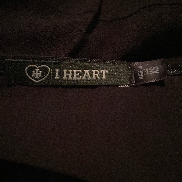 IHeart Halter Zip Overalls, Black - Picture 9 of 10